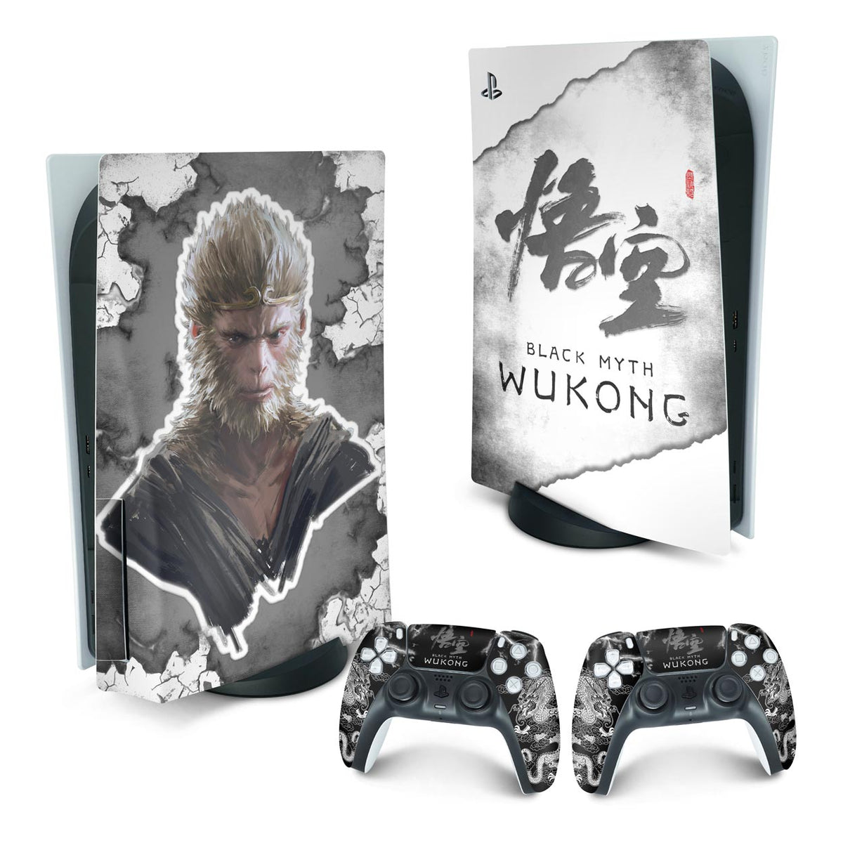 Skin Anti-Rage PS5 Fat Vertical - Black Myth: Wukong