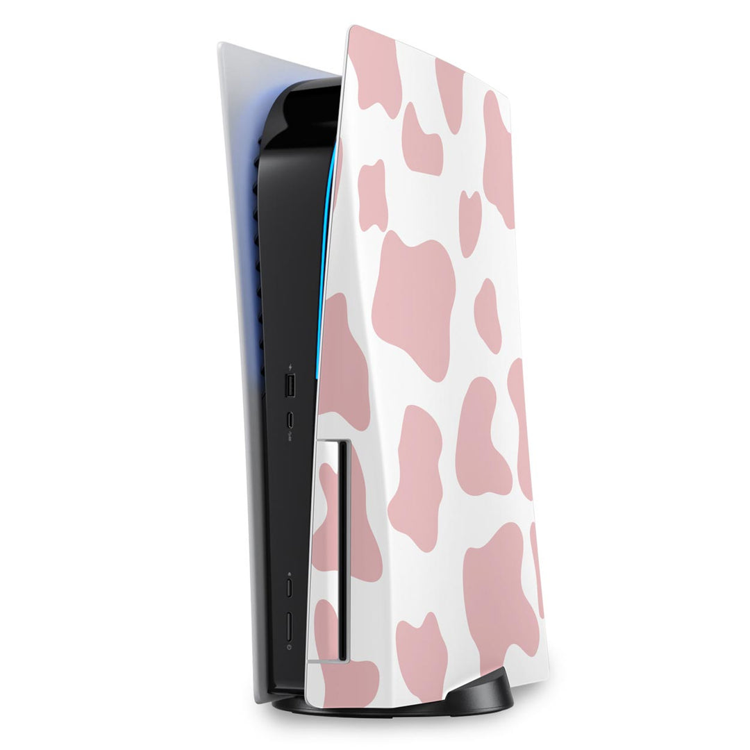 Skin Anti-Rage PS5 Fat Vertical - Vaquinha Rosa - Pop Arte Skins - foto 5