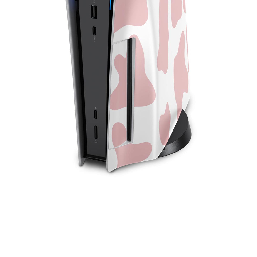 Skin Anti-Rage PS5 Fat Vertical - Vaquinha Rosa - Pop Arte Skins - foto 6