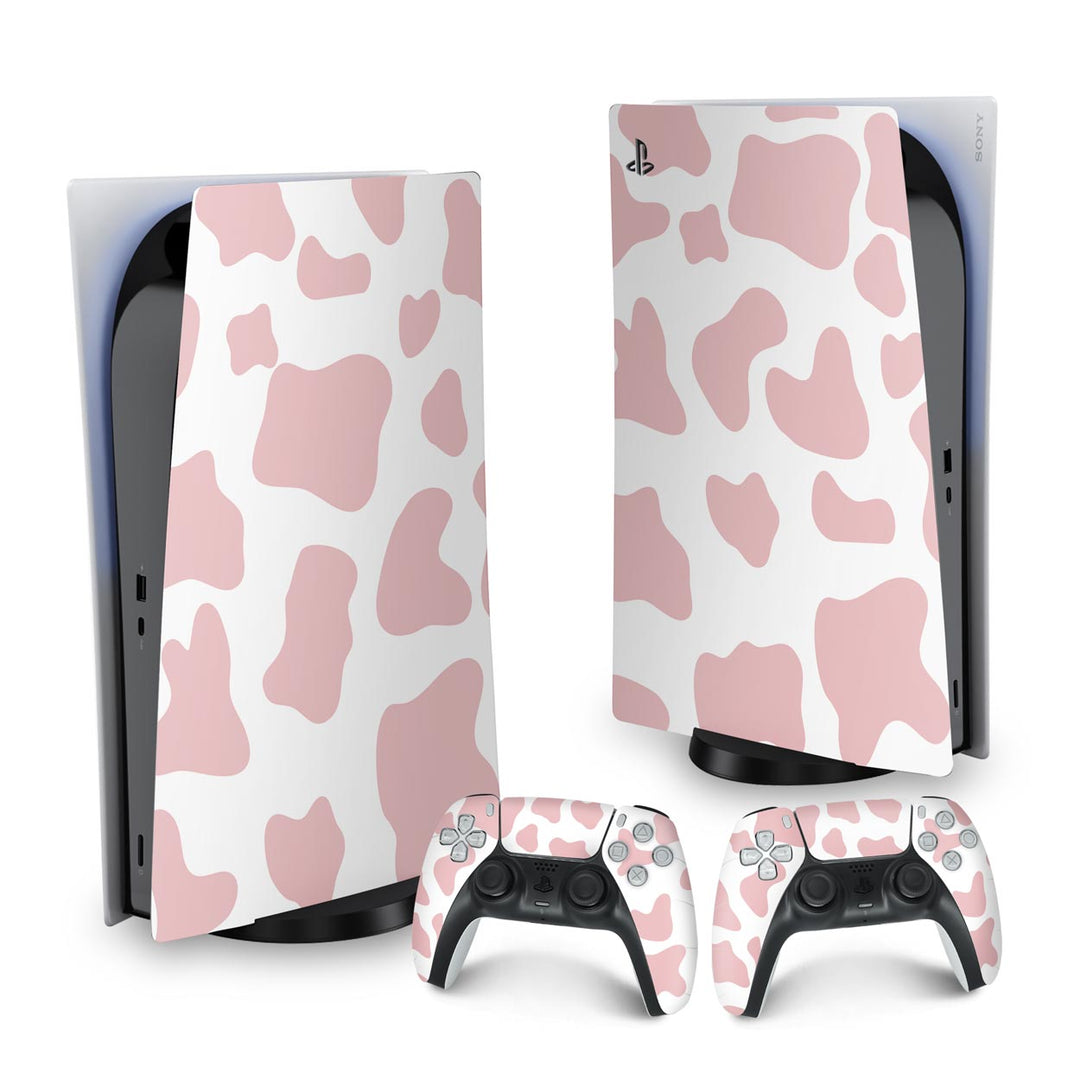 Skin Anti-Rage PS5 Fat Vertical - Vaquinha Rosa - Pop Arte Skins - foto 9