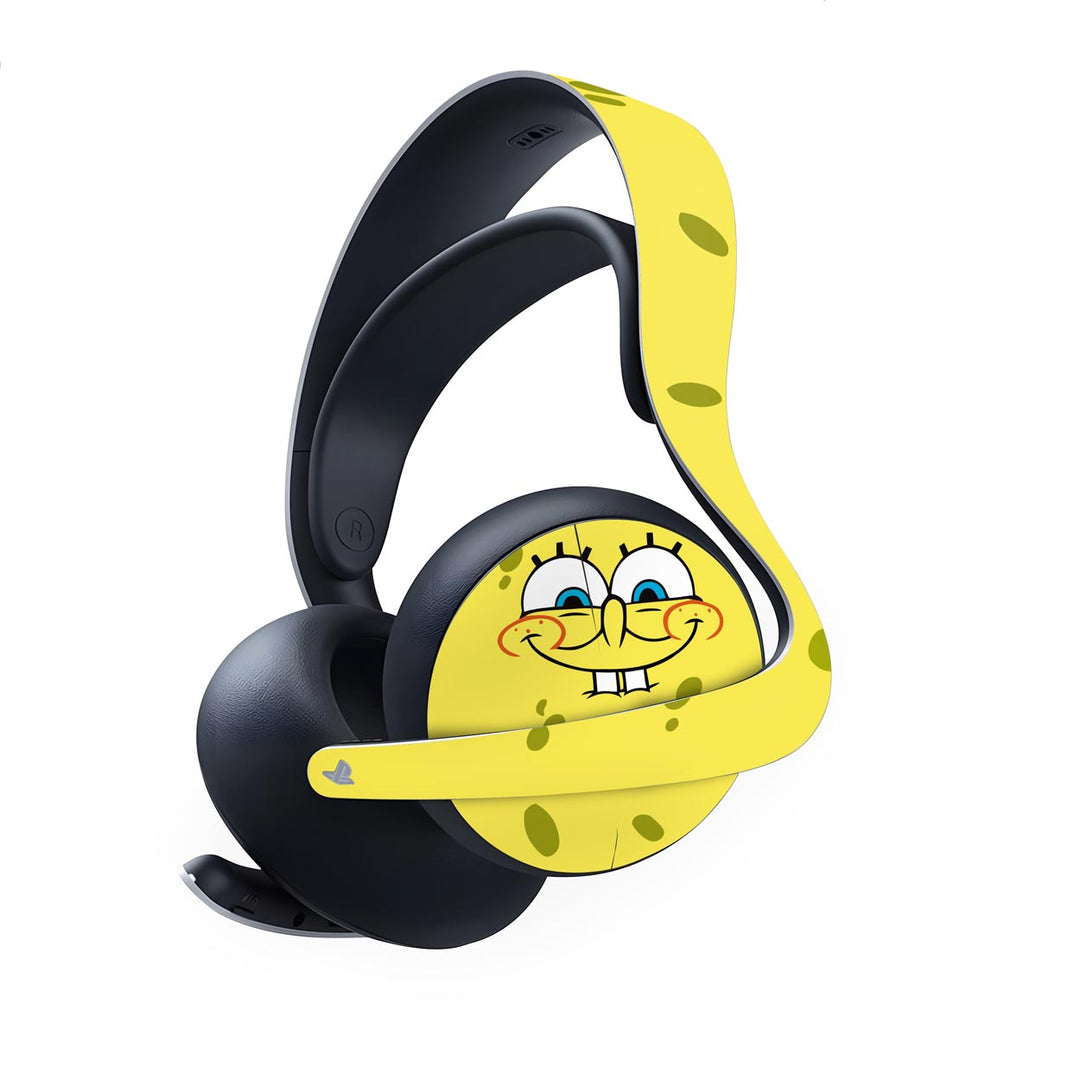 Skin Anti-Rage PS5 Headset Pulse Elite - Bob Esponja