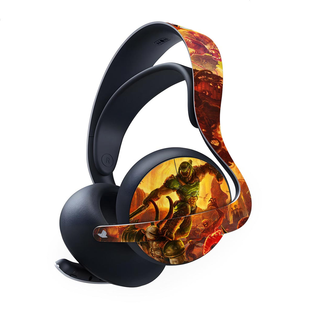 Skin Anti-Rage PS5 Headset Pulse Elite - Doom Eternal