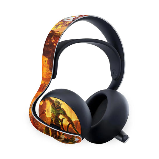 PS5 Skin Anti-Rage Headset Pulse Elite - Doom Eternal