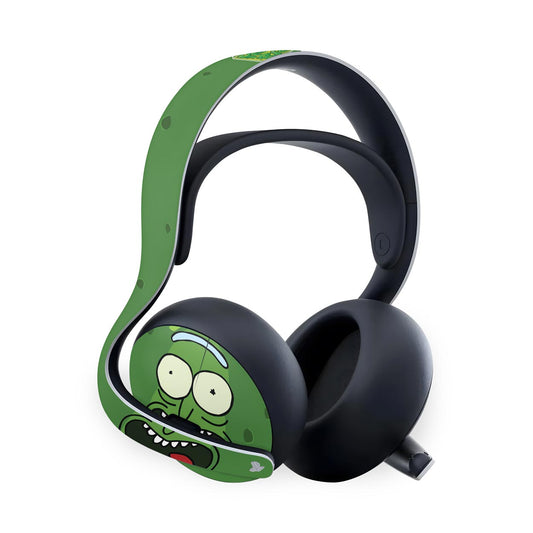 PS5 Skin Anti-Rage Headset Pulse Elite - Pickle Rick And Morty
