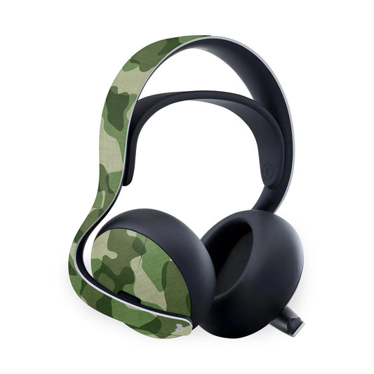 PS5 Skin Anti-Rage Headset Pulse Elite - Camuflado Verde