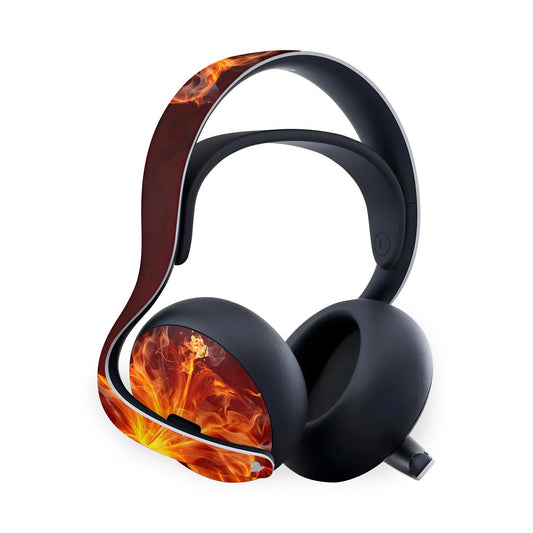 PS5 Skin Anti-Rage Headset Pulse Elite - Fire Flower