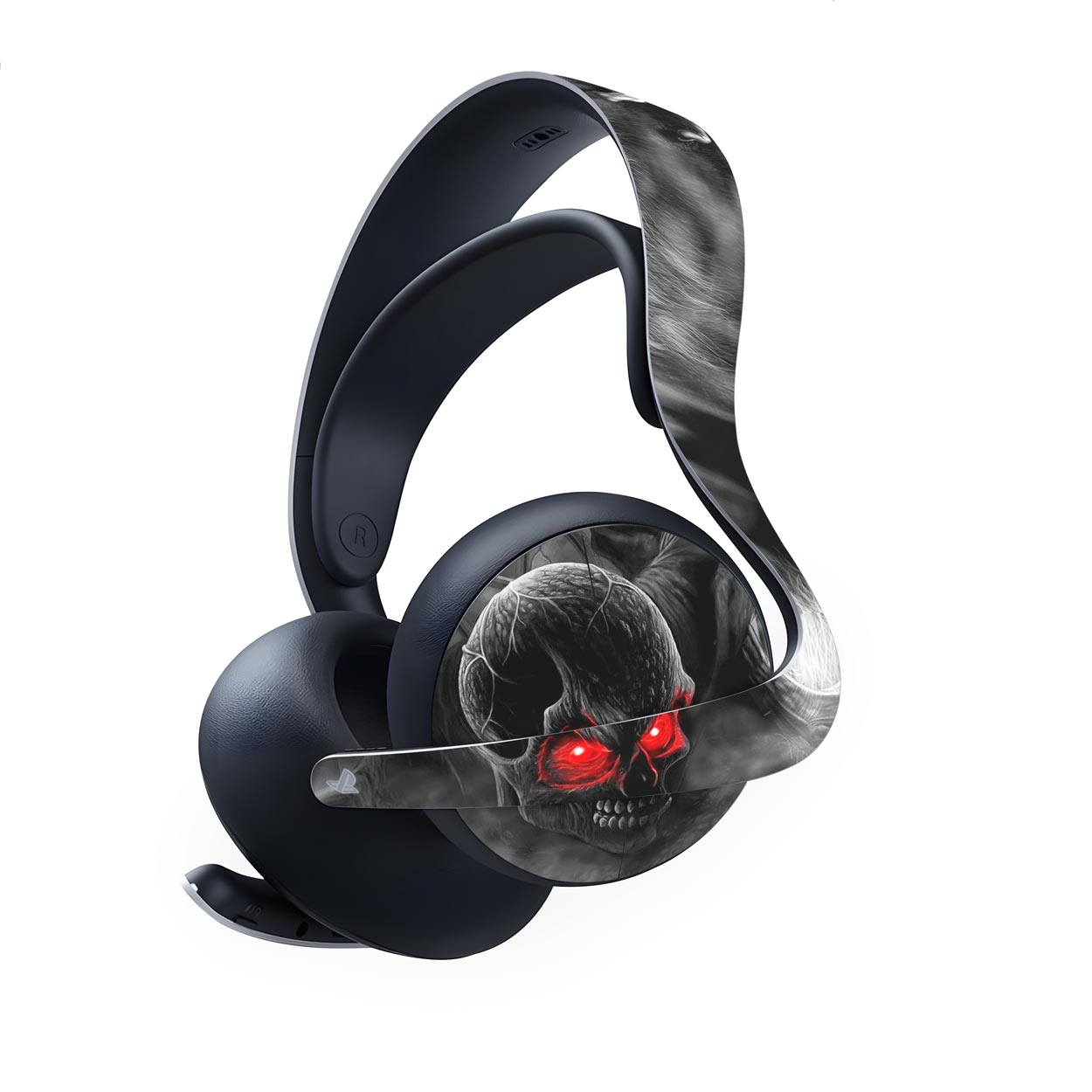 Skin Anti-Rage PS5 Headset Pulse Elite - Caveira Skull
