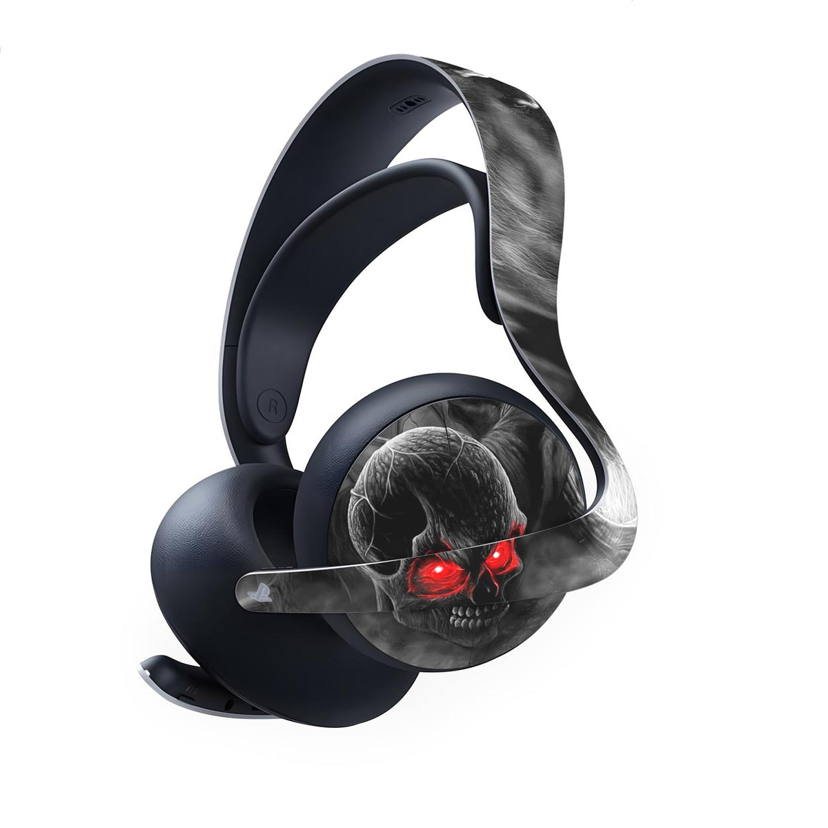 Skin Anti-Rage PS5 Headset Pulse Elite - Caveira Skull