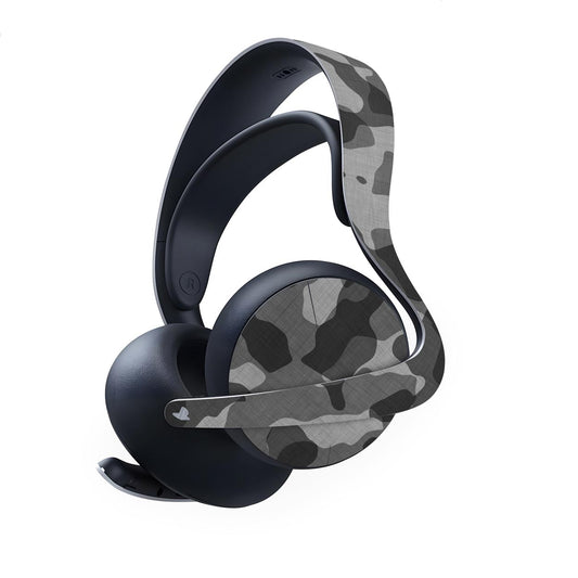 PS5 Skin Anti-Rage Headset Pulse Elite - Camuflado Cinza