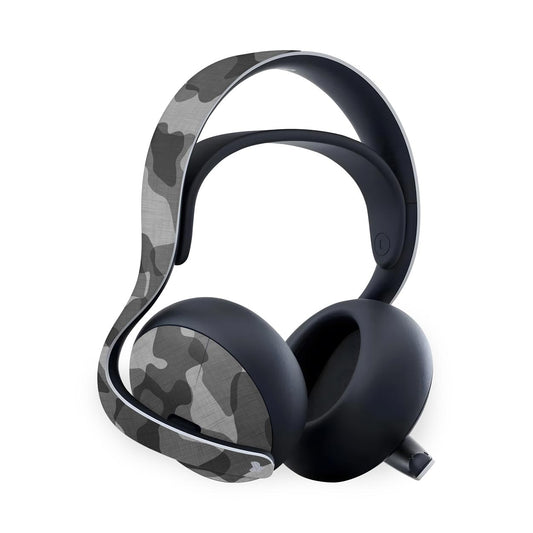 PS5 Skin Anti-Rage Headset Pulse Elite - Camuflado Cinza