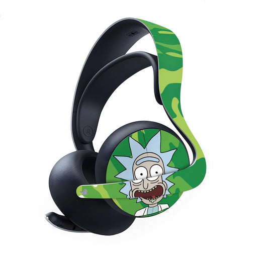 PS5 Skin Anti-Rage Headset Pulse Elite - Rick And Morty
