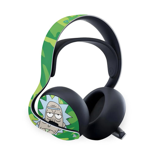 PS5 Skin Anti-Rage Headset Pulse Elite - Rick And Morty