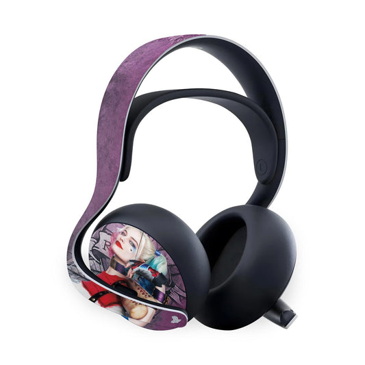 PS5 Skin Anti-Rage Headset Pulse Elite - Arlequina Harley Quinn