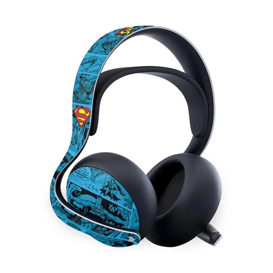PS5 Skin Anti-Rage Headset Pulse Elite - Superman Comics