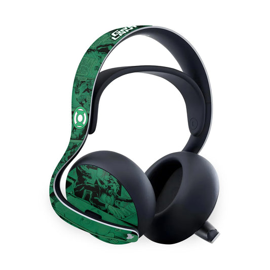 PS5 Skin Anti-Rage Headset Pulse Elite - Lanterna Verde Comics