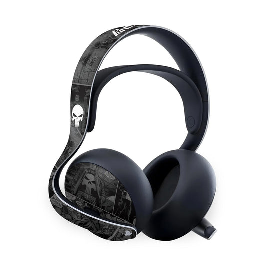 PS5 Skin Anti-Rage Headset Pulse Elite - The Punisher Justiceiro Comics