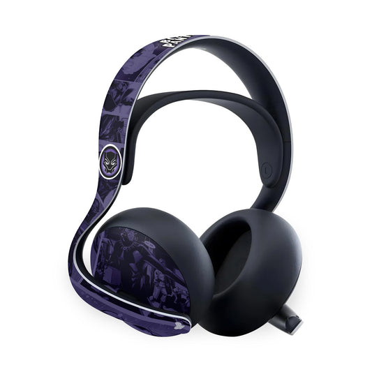 PS5 Skin Anti-Rage Headset Pulse Elite - Pantera Negra Comics