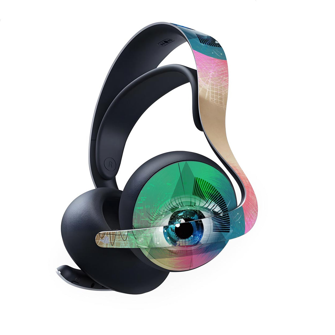 Skin Anti-Rage PS5 Headset Pulse Elite - Abstrato #89