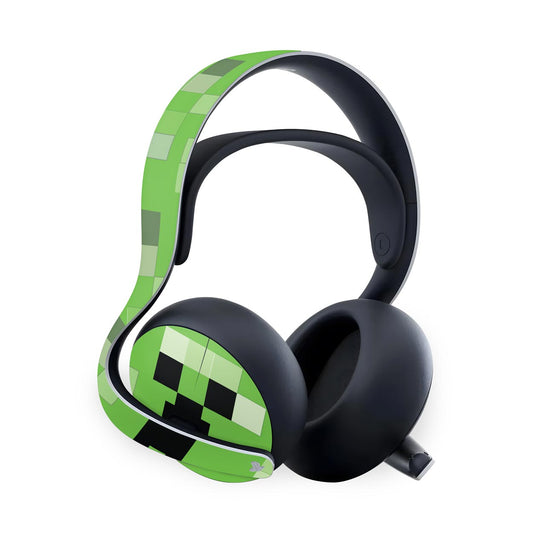 PS5 Skin Anti-Rage Headset Pulse Elite - Creeper Minecraft