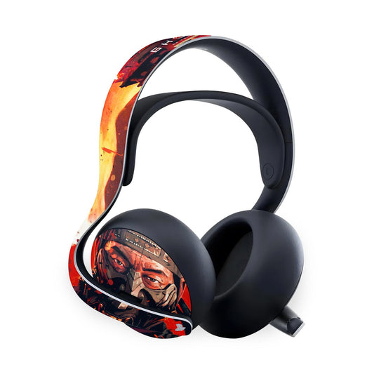 PS5 Skin Anti-Rage Headset Pulse Elite - Ghost Of Tsushima Director's Cut