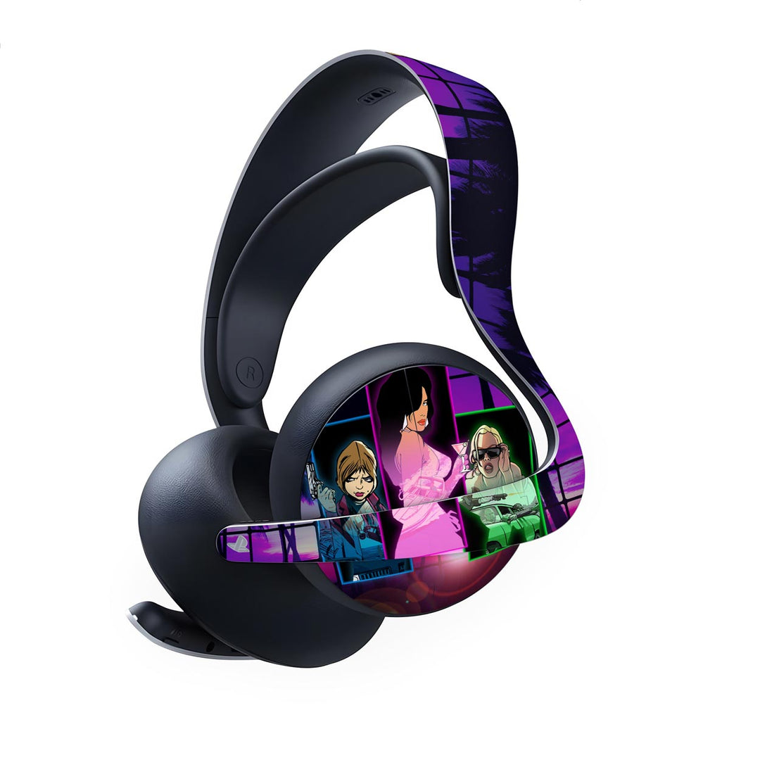 Skin Anti-Rage PS5 Headset Pulse Elite - GTA The Trilogy