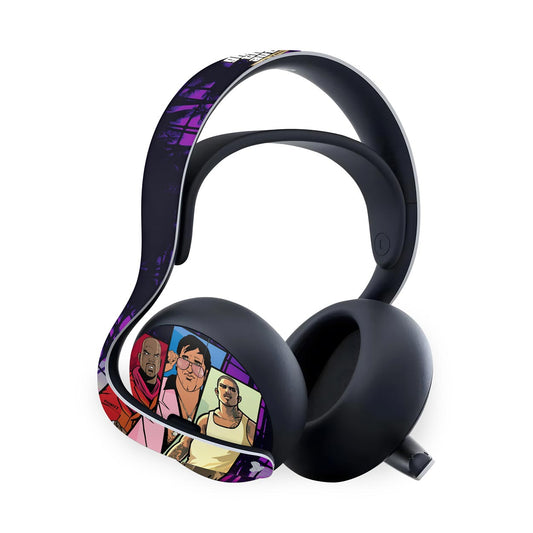 PS5 Skin Anti-Rage Headset Pulse Elite - GTA The Trilogy