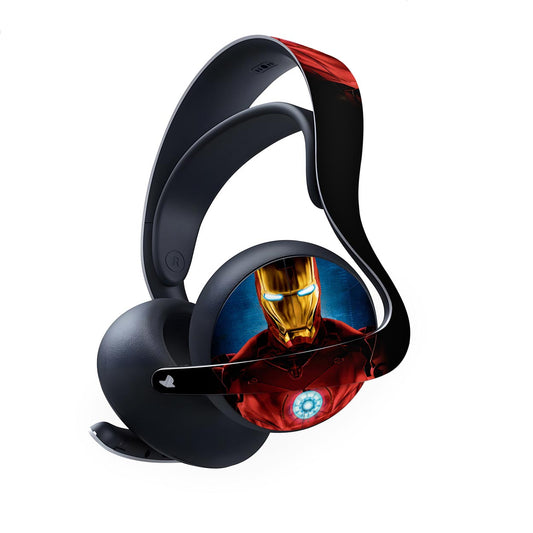 PS5 Skin Anti-Rage Headset Pulse Elite - Iron Man Homem De Ferro