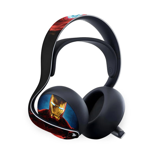 PS5 Skin Anti-Rage Headset Pulse Elite - Iron Man Homem De Ferro