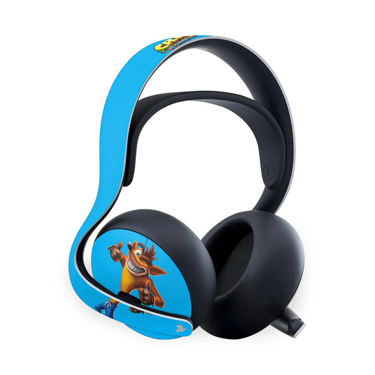 PS5 Skin Anti-Rage Headset Pulse Elite - Crash Bandicoot
