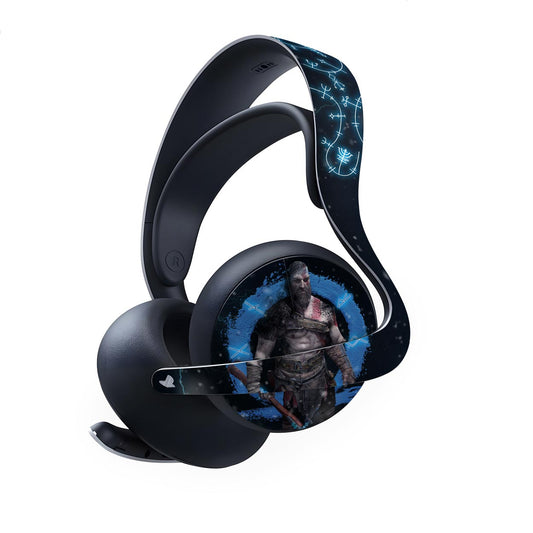 PS5 Skin Anti-Rage Headset Pulse Elite - God of War Ragnarok B