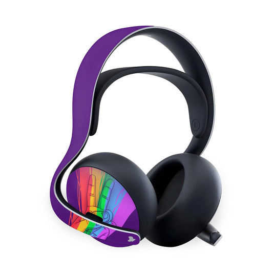 PS5 Skin Anti-Rage Headset Pulse Elite - Rainbow Colors Colorido