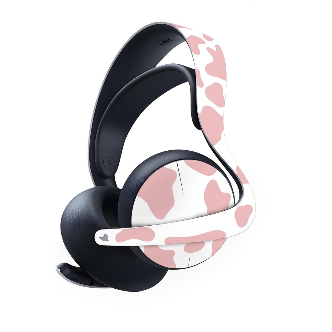 Skin Anti-Rage PS5 Headset Pulse Elite - Vaquinha Rosa - Pop Arte Skins