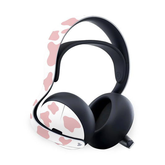 PS5 Skin Anti-Rage Headset Pulse Elite - Vaquinha Rosa