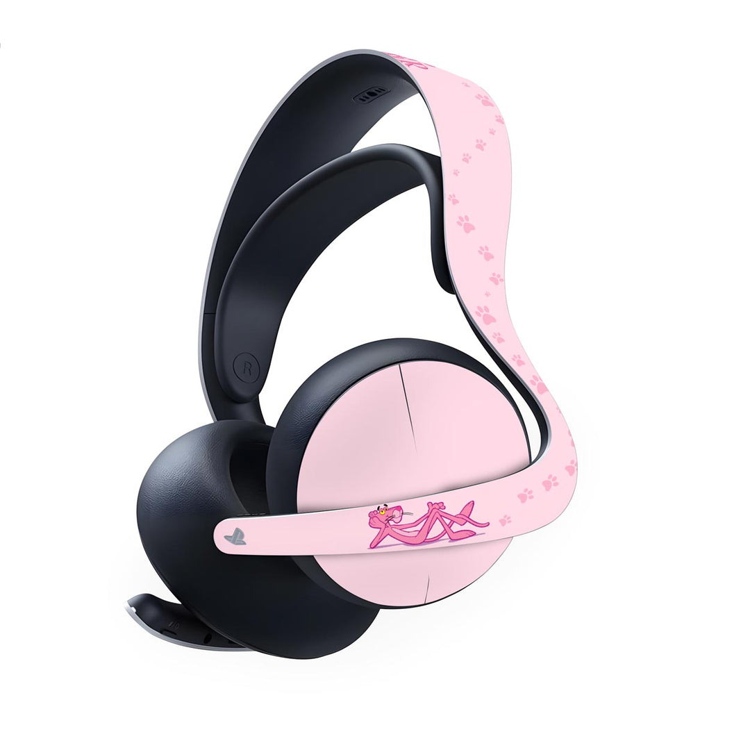 Skin Anti-Rage PS5 Headset Pulse Elite - Pantera Cor de Rosa - Pop Arte Skins