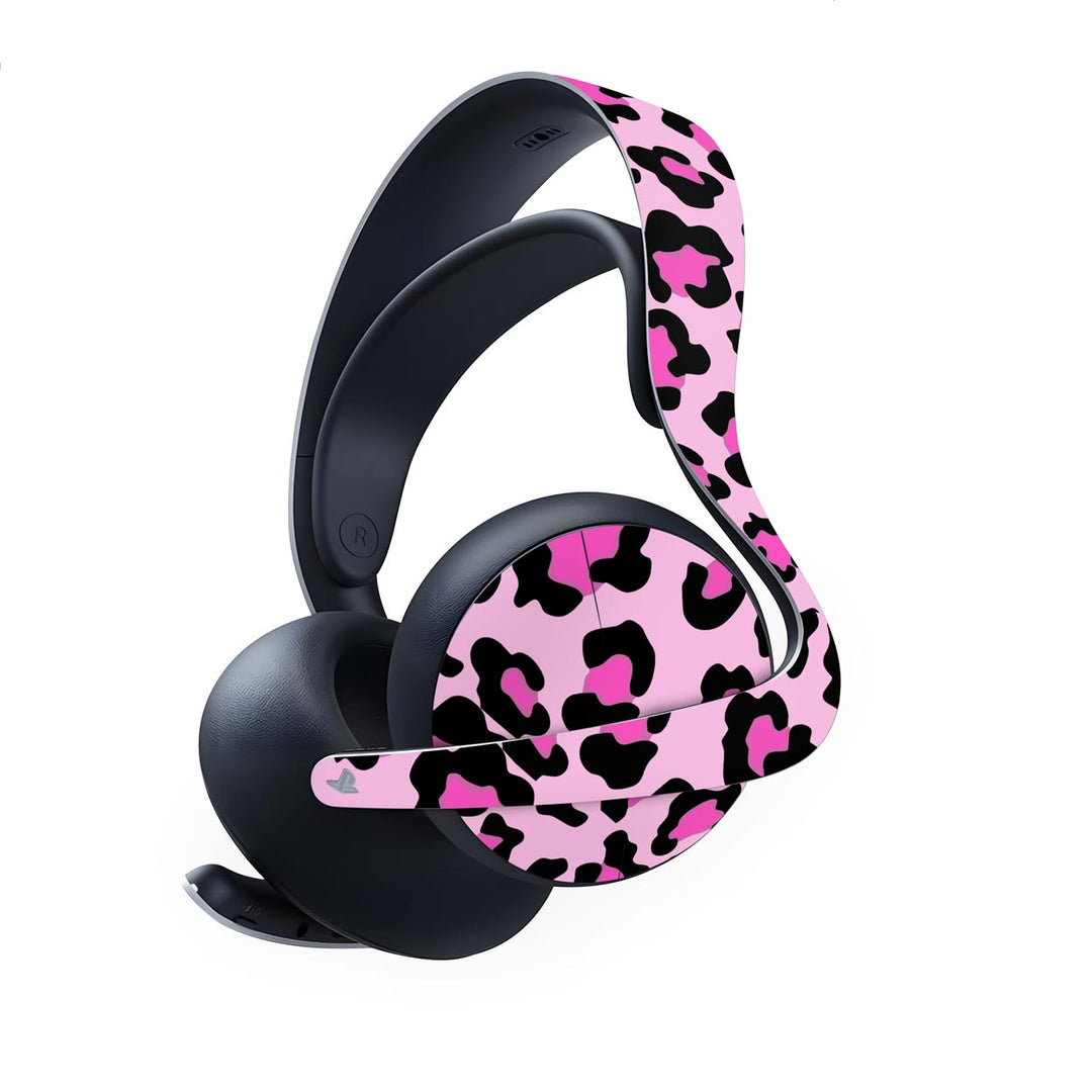 Skin Anti-Rage PS5 Headset Pulse Elite - Onça Rosa