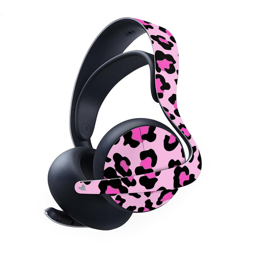 PS5 Skin Anti-Rage Headset Pulse Elite - Onça Rosa