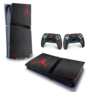 Skin Anti-Rage PS5 Pro Horizontal - Jordan Flight - Pop Arte Skins - foto 4