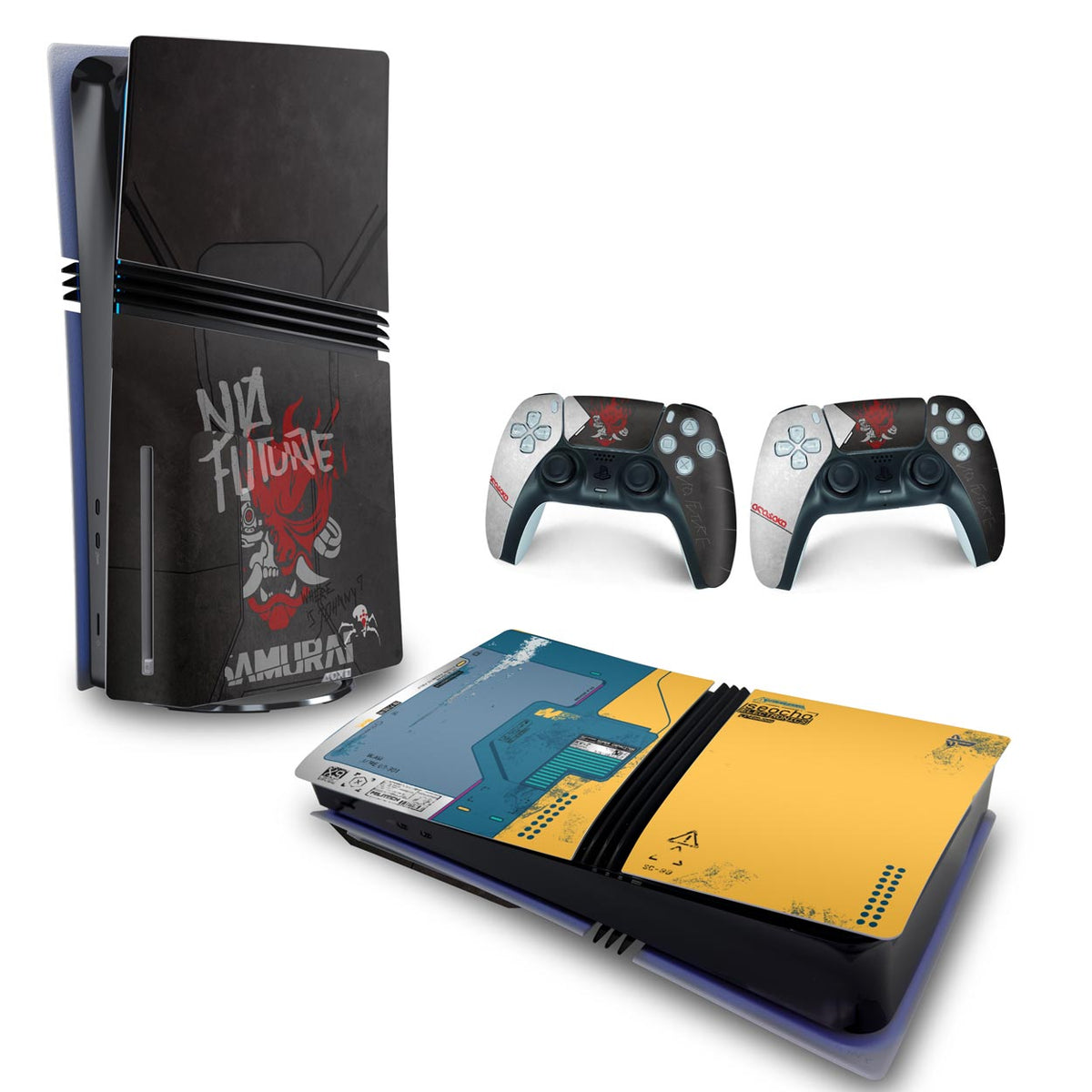 Skin Anti-Rage PS5 Pro Horizontal - Cyberpunk 2077 Bundle