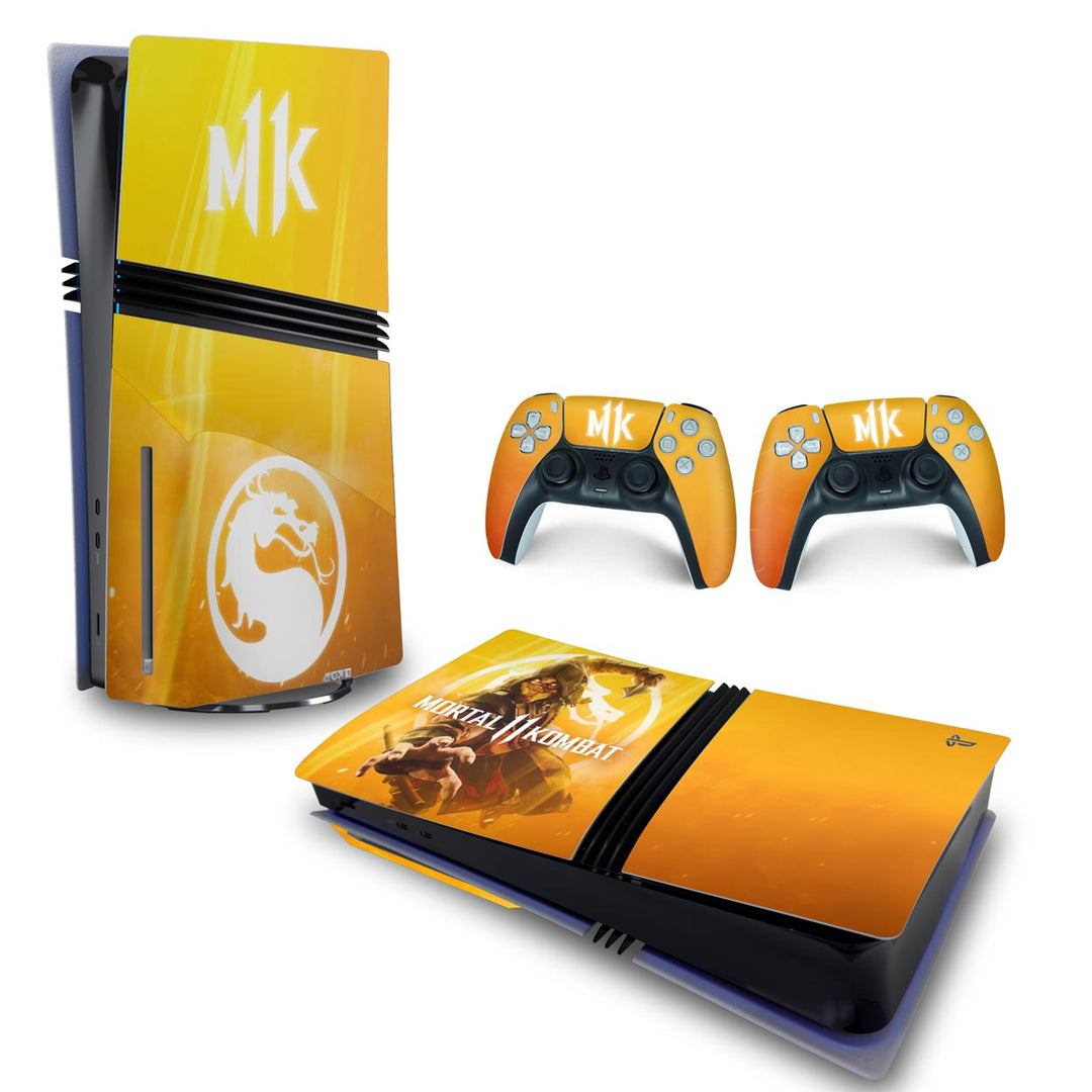 Skin Anti-Rage PS5 Pro Horizontal - Mortal Kombat 11 - Pop Arte Skins
