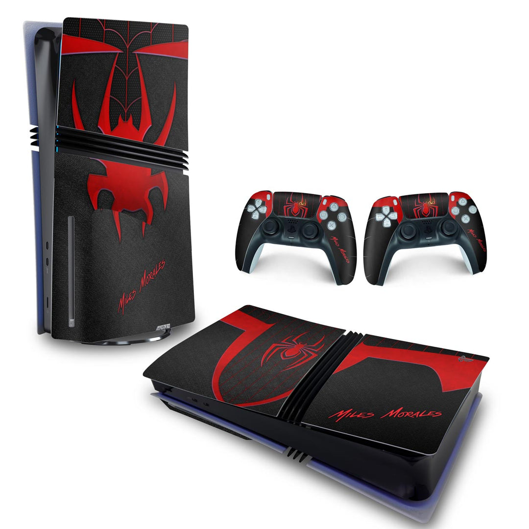 Skin Anti-Rage PS5 Pro Horizontal - Spider-Man: Miles Morales - Pop Arte Skins