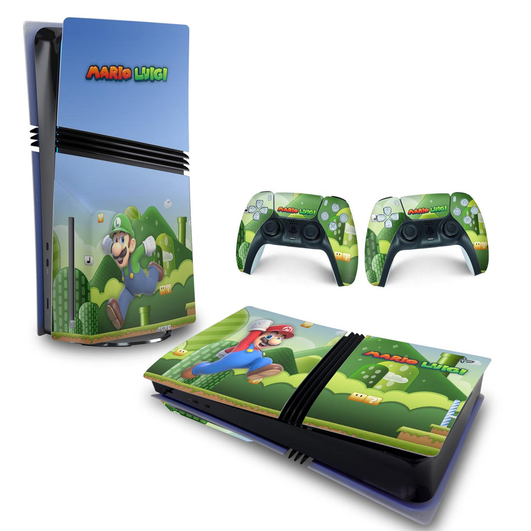 Skin Anti-Rage PS5 Pro Horizontal - Super Mario - Pop Arte Skins