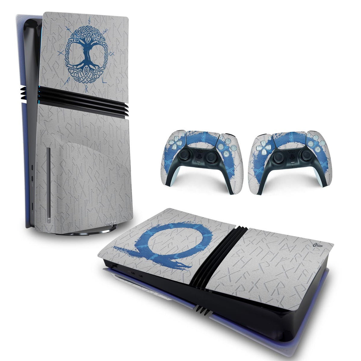 Skin Anti-Rage PS5 Pro Horizontal - God Of War Ragnarok
