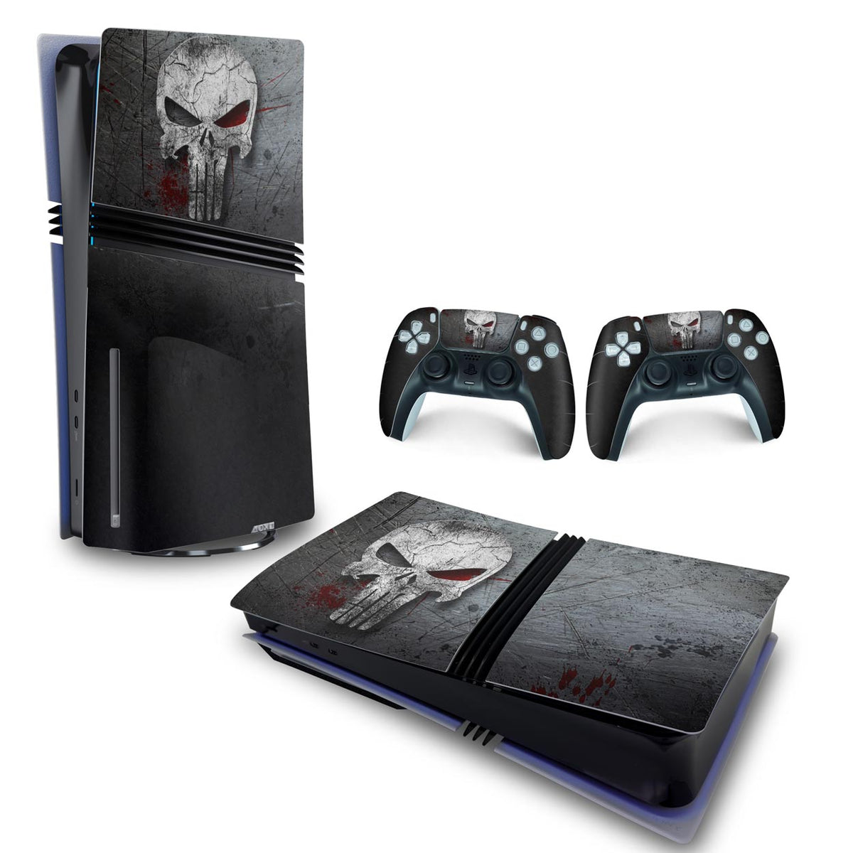 Skin Anti-Rage PS5 Pro Horizontal - The Punisher Justiceiro