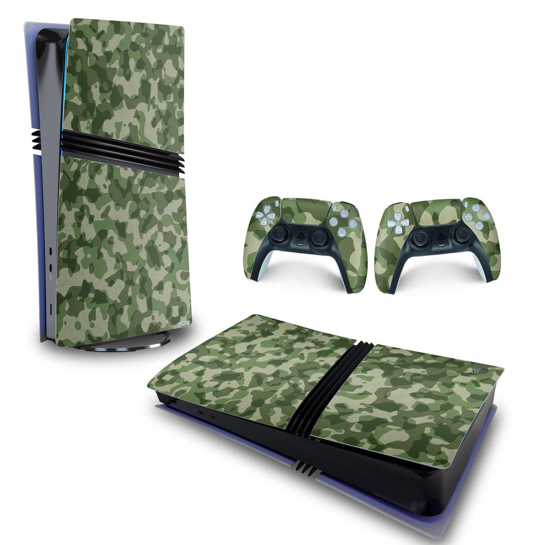 Skin Anti-Rage PS5 Pro Horizontal - Camuflado Verde - Pop Arte Skins - foto 4