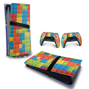 Skin Anti-Rage PS5 Pro Horizontal - Lego Peça - Pop Arte Skins - foto 4