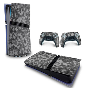 Skin Anti-Rage PS5 Pro Horizontal - Camuflado Cinza - Pop Arte Skins - foto 4