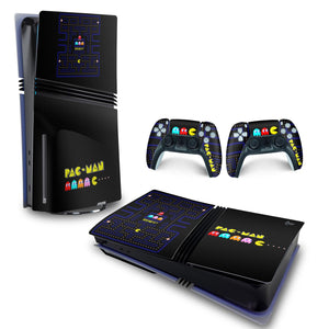 Skin Anti-Rage PS5 Pro Horizontal - Pac Man - Pop Arte Skins