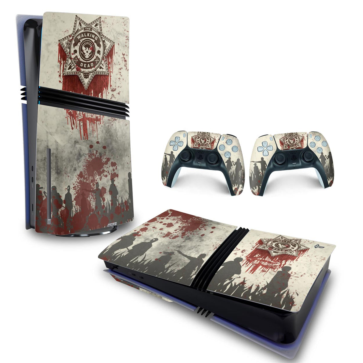 Skin Anti-Rage PS5 Pro Horizontal - The Walking Dead
