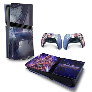 Skin Anti-Rage PS5 Pro Horizontal - Vingadores Ultimato Endgame - Pop Arte Skins