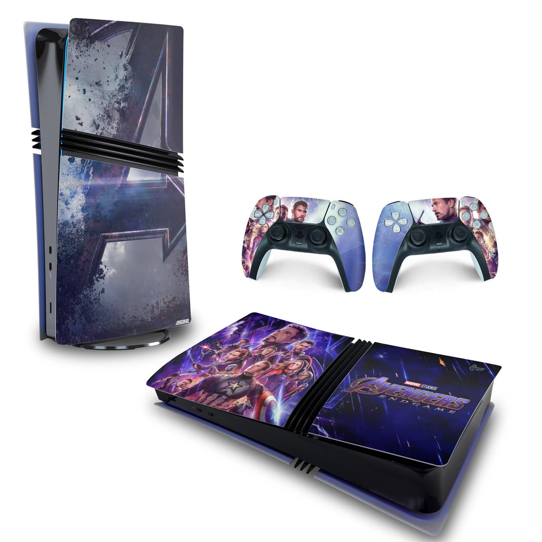 Skin Anti-Rage PS5 Pro Horizontal - Vingadores Ultimato Endgame - Pop Arte Skins - foto 4